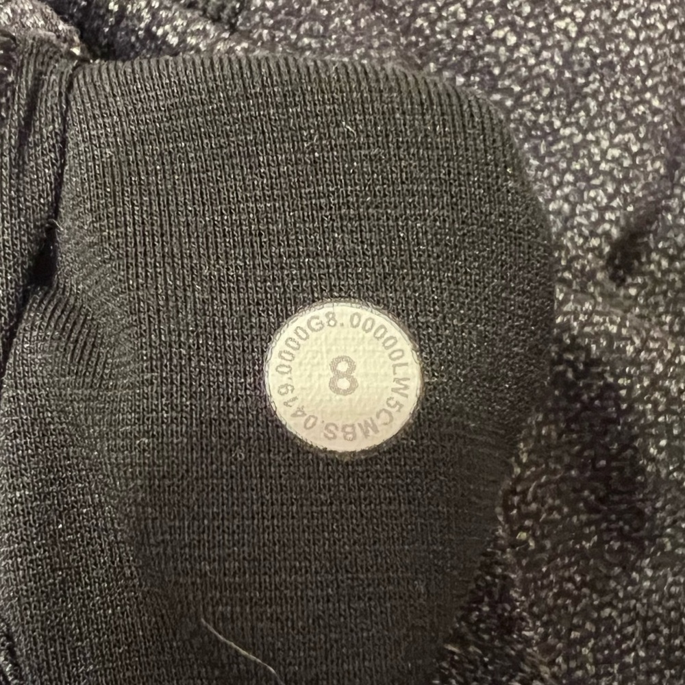 Lululemon Wunder Under Hi Rise Variegated Knit Brushed Luon Heathered Size 8 - Picture 6 of 8